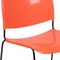 Flash Furniture Orange Plastic Stack Chair, PK5 5-RUT-188-OR-GG - alternate 7